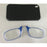 Clip-on reading glasses SOS wallet emergency glasses