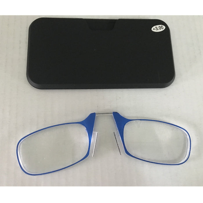 Clip-on reading glasses SOS wallet emergency glasses