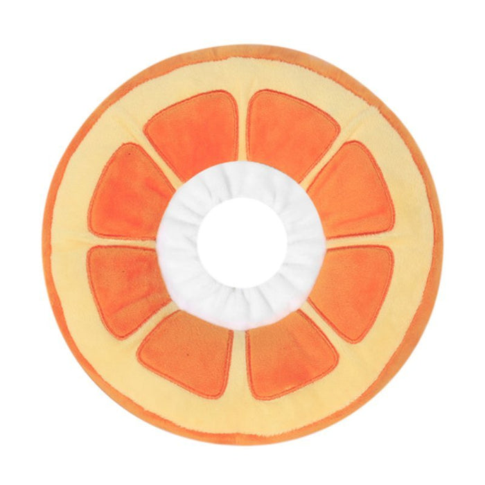 Pet Cat Fruit E-Collar Cotton Filling Adjustable Cotton Neck Recovery Collar