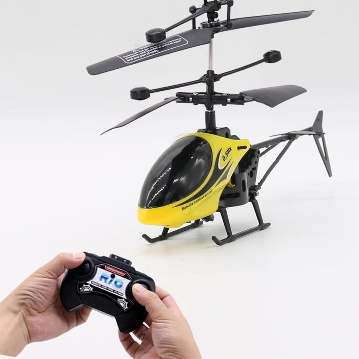 Two-way remote control helicopter with lights