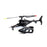 Flybarless four-channel remote control helicopter