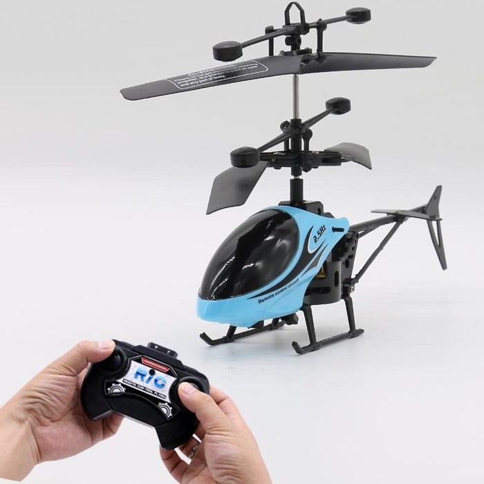 Two-way remote control helicopter with lights