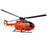 C186 Helicopter BO105 Four Way Single Blade Without Ailerons