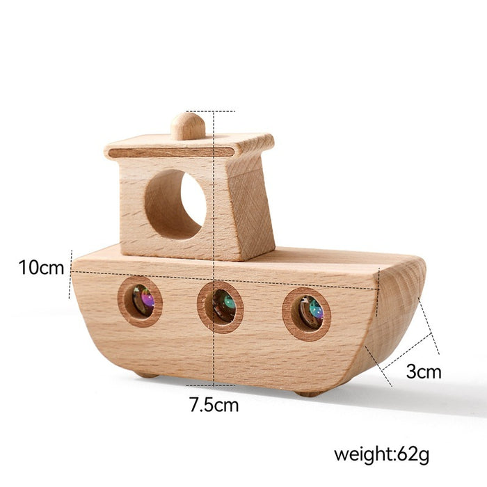 Baby Puzzle Hand Push Sliding Helicopter Toy