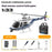 C138 Simulation Double Paddle Blade Single Rotor Helicopter Toy Without Ailerons
