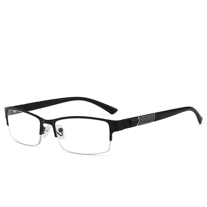 Myopia glasses man