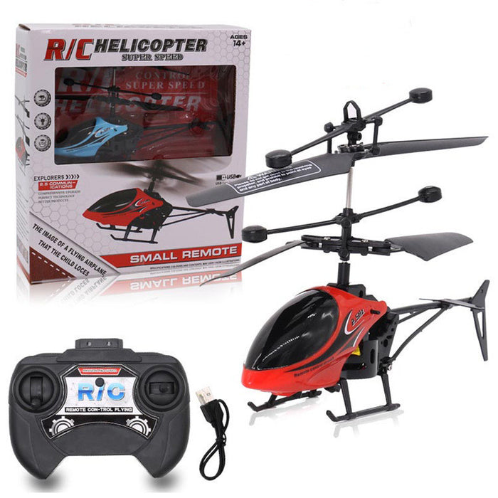 Two-way remote control helicopter with lights