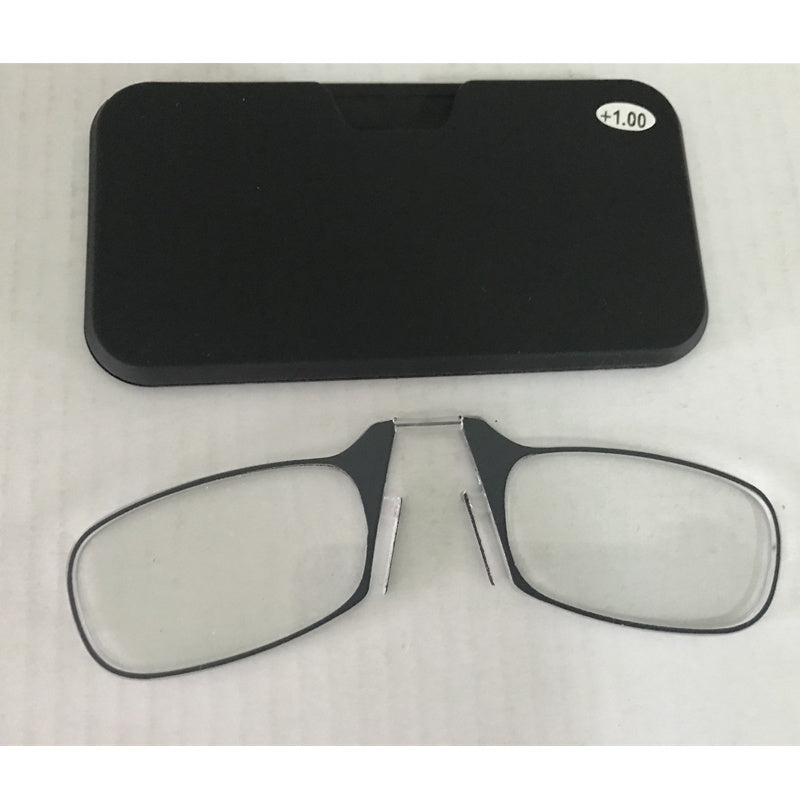 Clip-on reading glasses SOS wallet emergency glasses