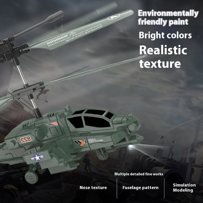 Apache Remote Control Helicopter Anti-fall Armed With Gyroscope