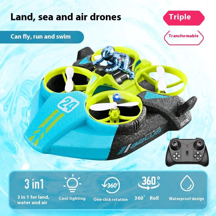 Remote Control Aircraft Children's Three-in-one Unmanned Helicopter