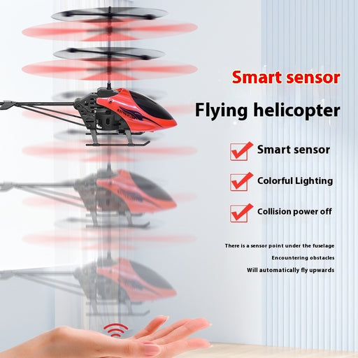 Induction Helicopter Remote Control Aircraft Children's Toy