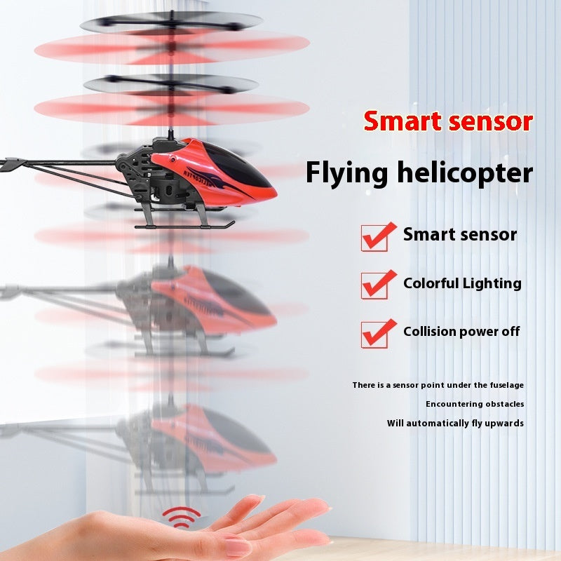 Induction Helicopter Remote Control Aircraft Children's Toy