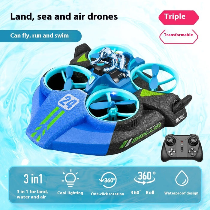 Remote Control Aircraft Children's Three-in-one Unmanned Helicopter