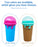 500ml Large Capacity Slushy Cup Summer Squeeze Homemade Juice Water Bottle Quick-Frozen Smoothie Sand Cup Pinch Fast Cooling Magic Ice Cream Slushy Maker Beker Kitchen Gadgets